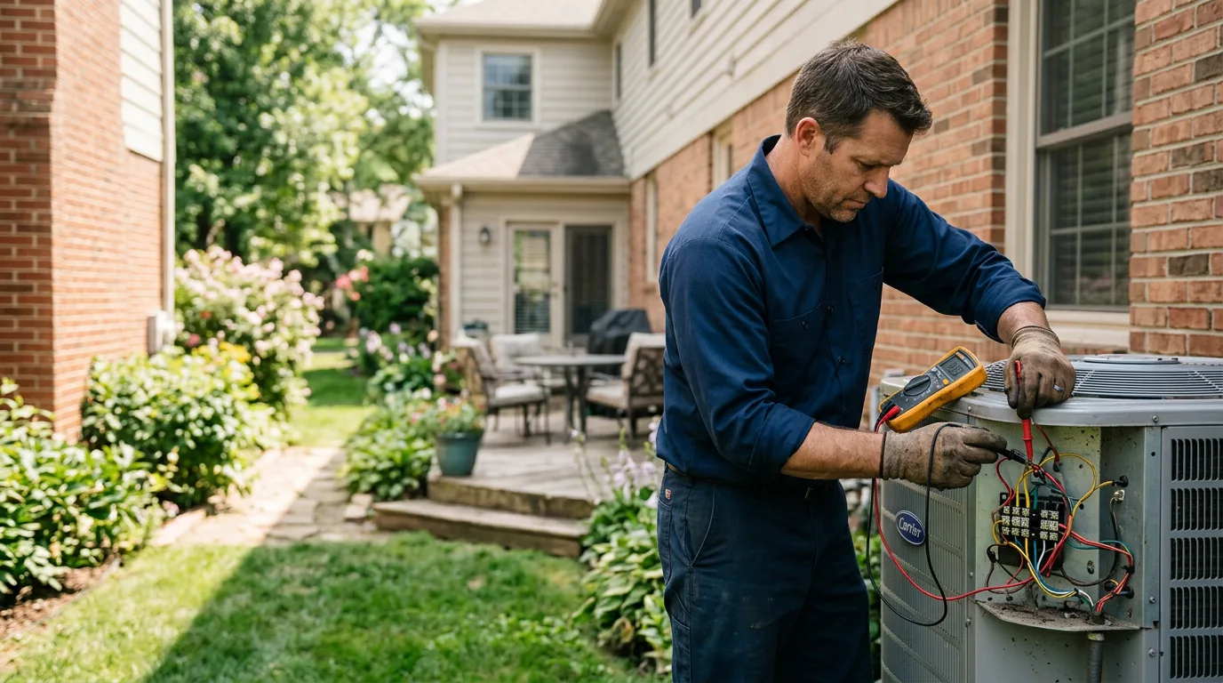 HVAC technician working near Graceville, MN